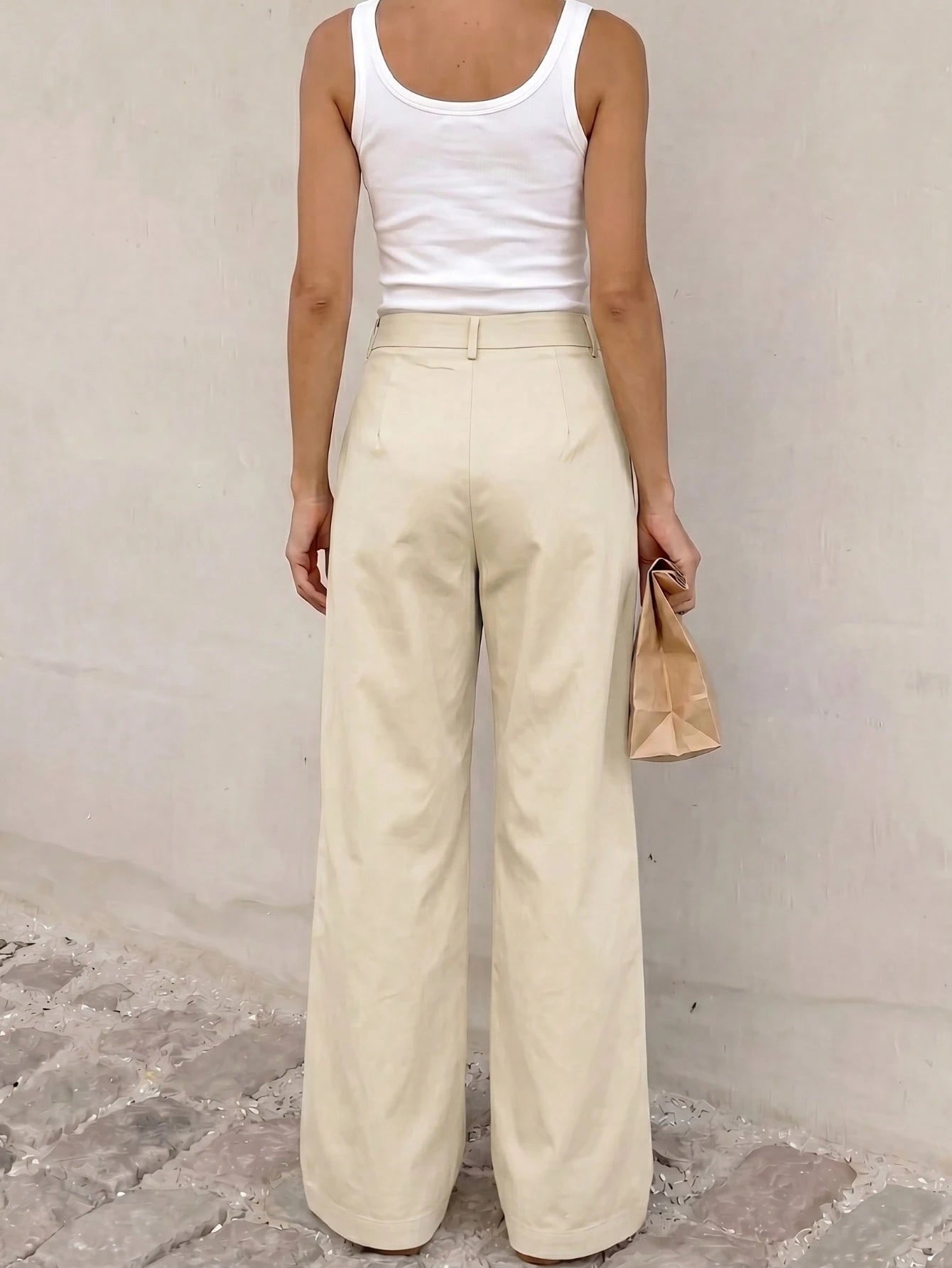 Women's Solid Color Casual Versatile Daily Wear Long Pants