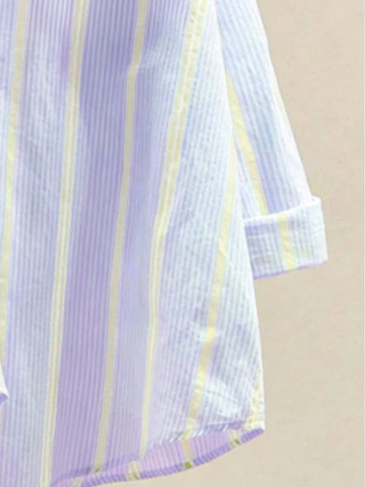 Women's Striped Casual & Office Elegant Striped Button-Up Shirt, Long Sleeve, Spring/Summer