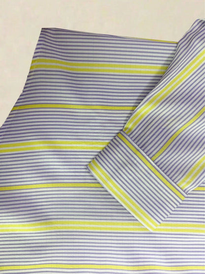 Women's Striped Casual & Office Elegant Striped Button-Up Shirt, Long Sleeve, Spring/Summer