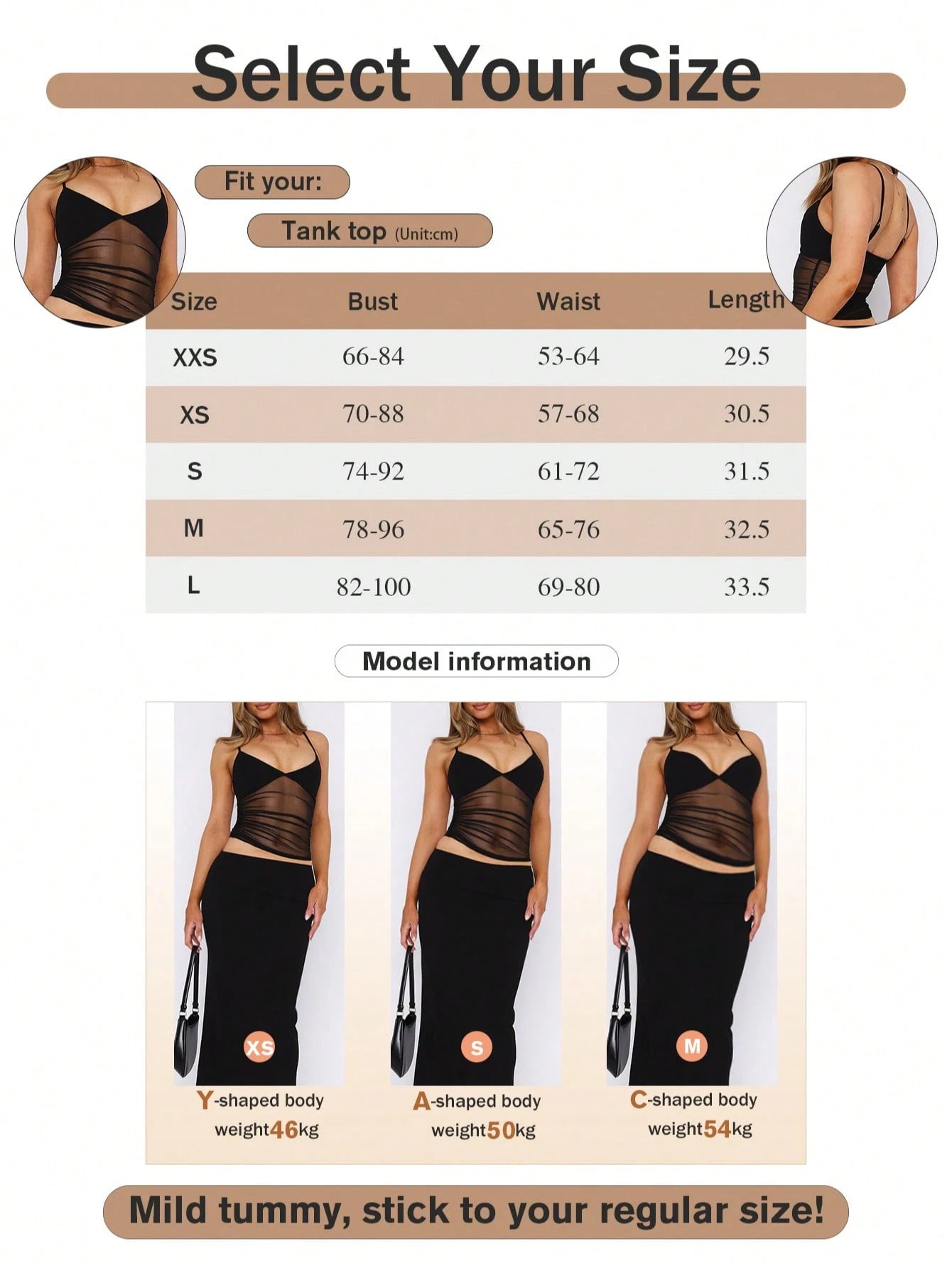 Women's Summer Pleated Mesh Patchwork See-Through Camisole Cropped Sexy Tank Top Casual Black