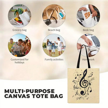 Women's & Unisex Tropical Fruit Tote Bag- Cute Strawberry, Grape, Lemon, Orange, Grapefruit, Lightweight Polyester Carryall For Beach, Grocery, Everyday Use- Spacious Rectangular Handbag With Fruit