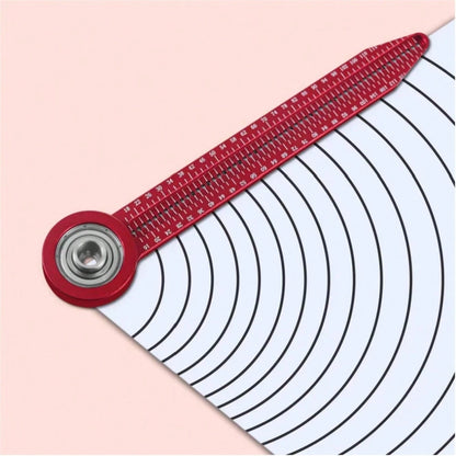 Woodworking Marking Tool, Woodworking Drawing Compass, Aluminum Alloy Drawing Tool Hole Ruler, High-Precision Woodworking Marking Gauge, Concentric Axis Design And Painting, Engineering Decoration Hol