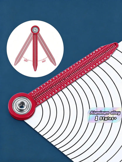 Woodworking Scribing Gauge, Woodworking Drawing Compasses Round Drawing Tool Hole Ruler, High Precision Woodworking Scribing Gauge, Scribing Measuring Tool