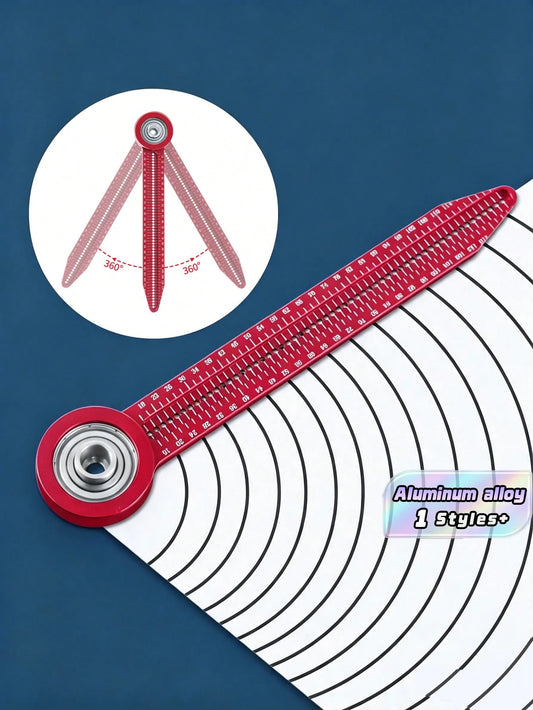 Woodworking Scribing Gauge, Woodworking Drawing Compasses Round Drawing Tool Hole Ruler, High Precision Woodworking Scribing Gauge, Scribing Measuring Tool
