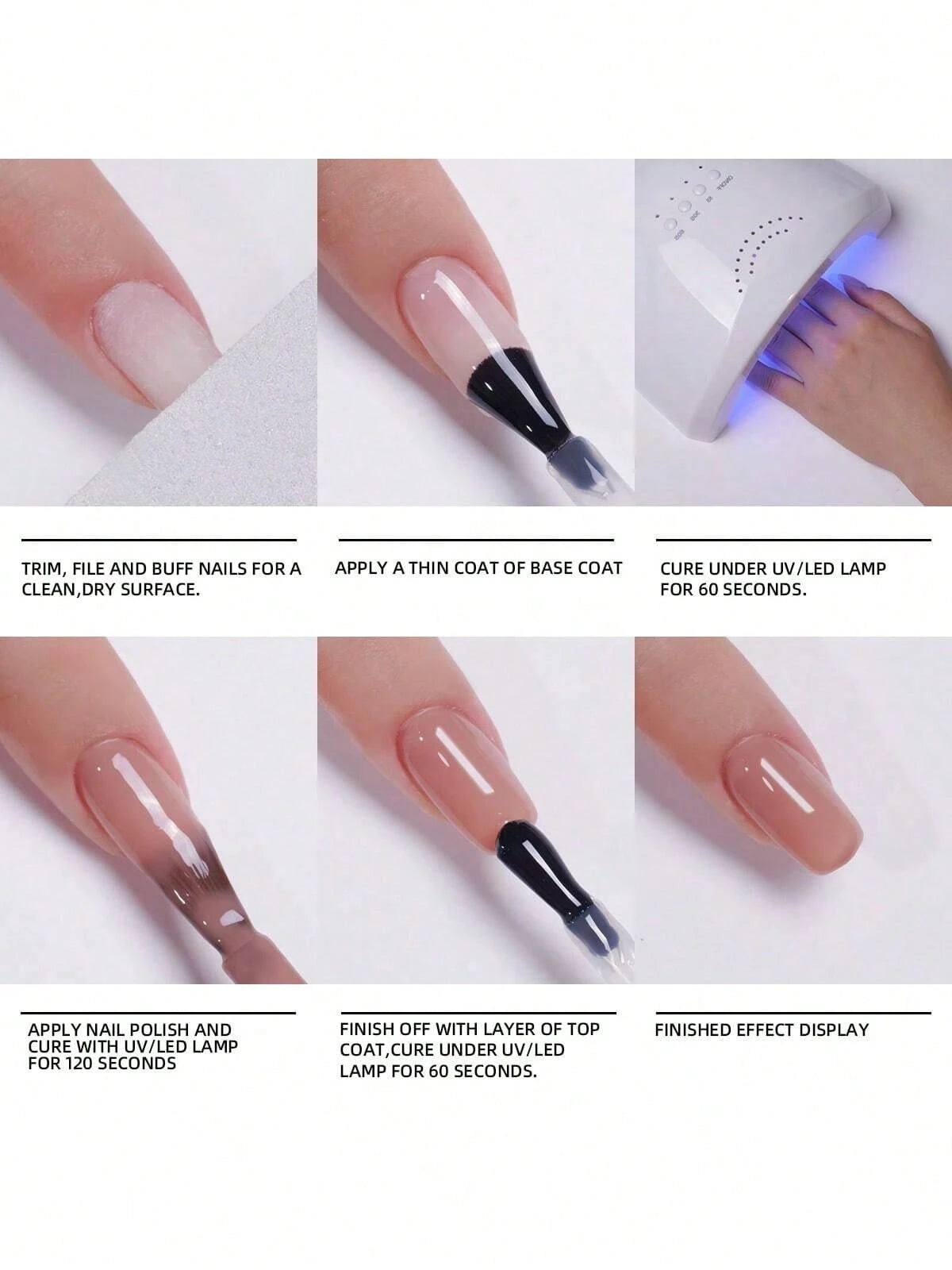XEIJAYI 40ml Large Card Bottle Soak Off Gel Polish High Shine Longlasting Easy To Apply Solid Color For Salon Home DIY Nail Art Nail Supplies