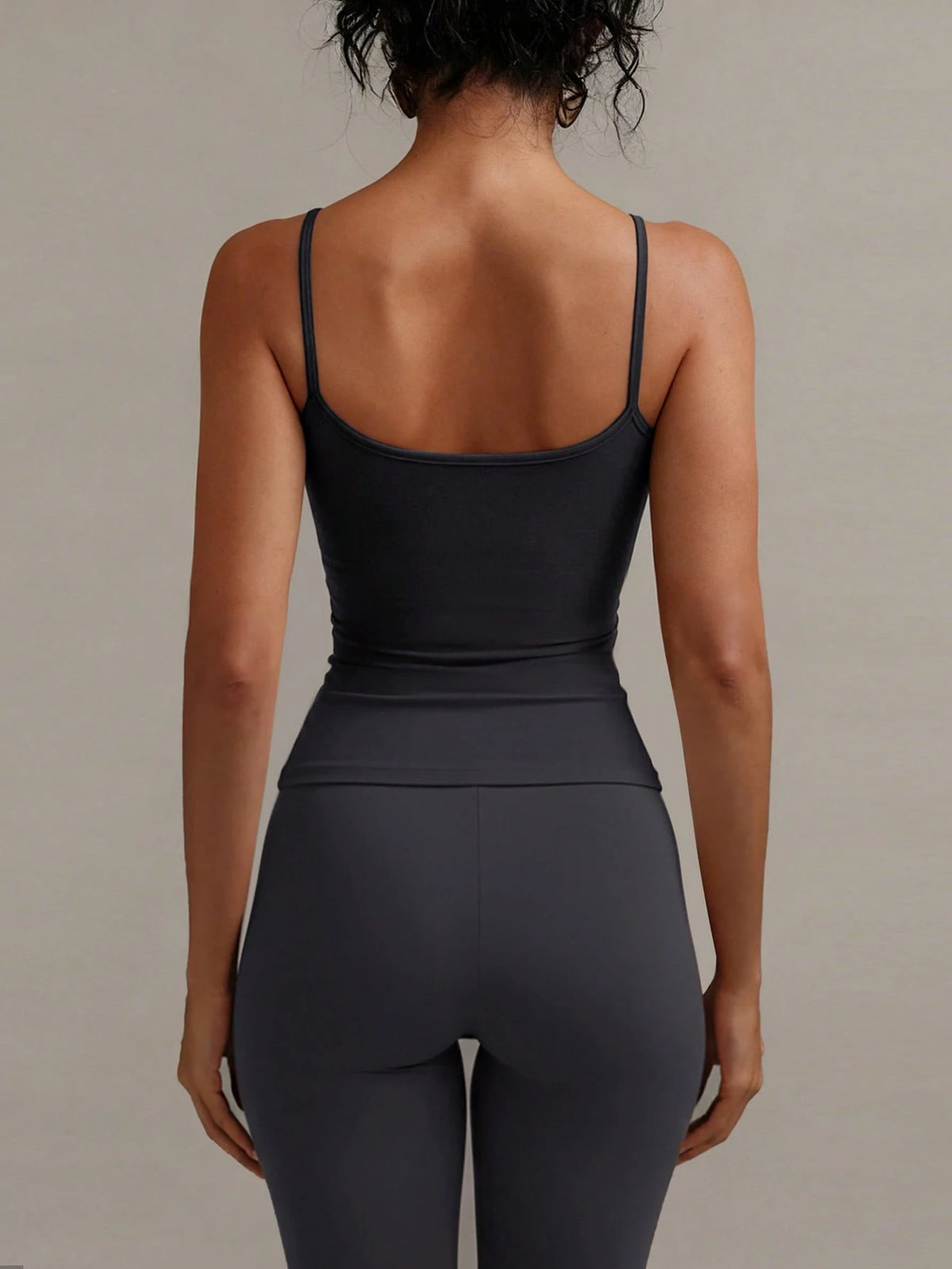 XLLAIS Sexy Backless Women Camisole, Elastic Casual Spaghetti Strap Tank Top, Summer