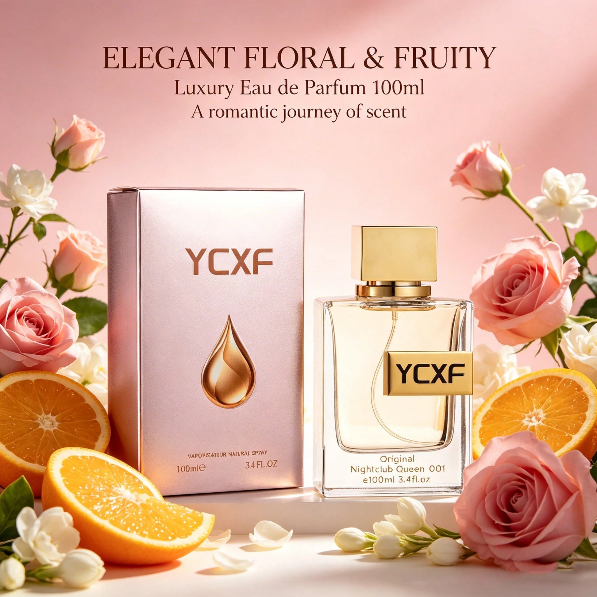 YCXF A Luxurious Niche Perfume Designed Specifically For Women, Offering Long-Lasting Fragrance In A 3.4-Ounce Bottle. This High-End Fragrance Is Perfect For Dates, Travel, And Everyday Use, Making It