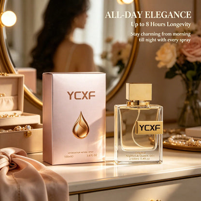YCXF A Luxurious Niche Perfume Designed Specifically For Women, Offering Long-Lasting Fragrance In A 3.4-Ounce Bottle. This High-End Fragrance Is Perfect For Dates, Travel, And Everyday Use, Making It