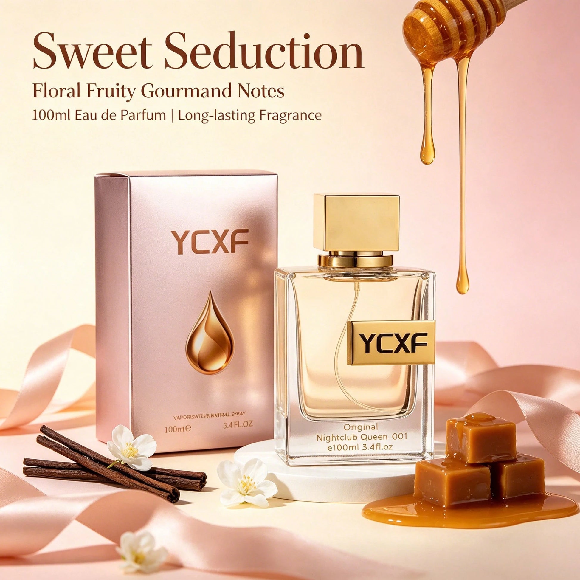 YCXF A Luxurious Niche Perfume Designed Specifically For Women, Offering Long-Lasting Fragrance In A 3.4-Ounce Bottle. This High-End Fragrance Is Perfect For Dates, Travel, And Everyday Use, Making It