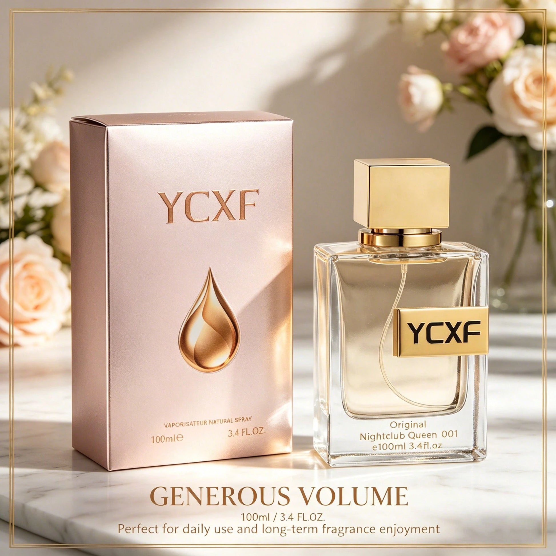 YCXF A Luxurious Niche Perfume Designed Specifically For Women, Offering Long-Lasting Fragrance In A 3.4-Ounce Bottle. This High-End Fragrance Is Perfect For Dates, Travel, And Everyday Use, Making It