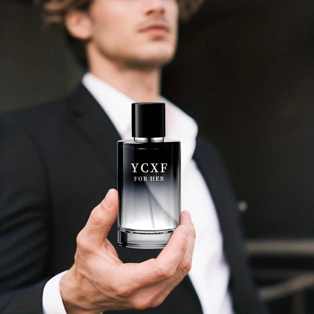YCXF Men's Pheromone Cologne- Long-Lasting Men's Eau De Cologne, Contains 10-20% High-Concentration Pheromones, Woody Citrus Scent- Essential For Date Nights, Romantic Gift, Natural Charm, Liquid Pe
