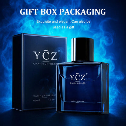 YCZ Men's Cologne 1.7 Oz (50 Ml) – Timeless Gentleman's Fragrance, Long-Lasting Fresh & Captivating Scent, Elegant Daily Wear For Men