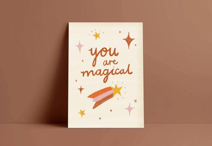 You Are Magical Print - Positive Quote Children's Art Poster