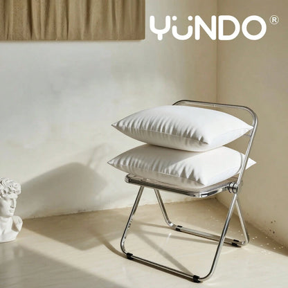YUNDO 18-Inch 20-Inch 22-Inch Multi-Pack White Pillow Inserts, 2pcs 4pcs 100% Microfiber Filled. Compatible With Various Pillowcases, Machine Washable & Hypoallergenic, Bohemian Style. Suitable For Be