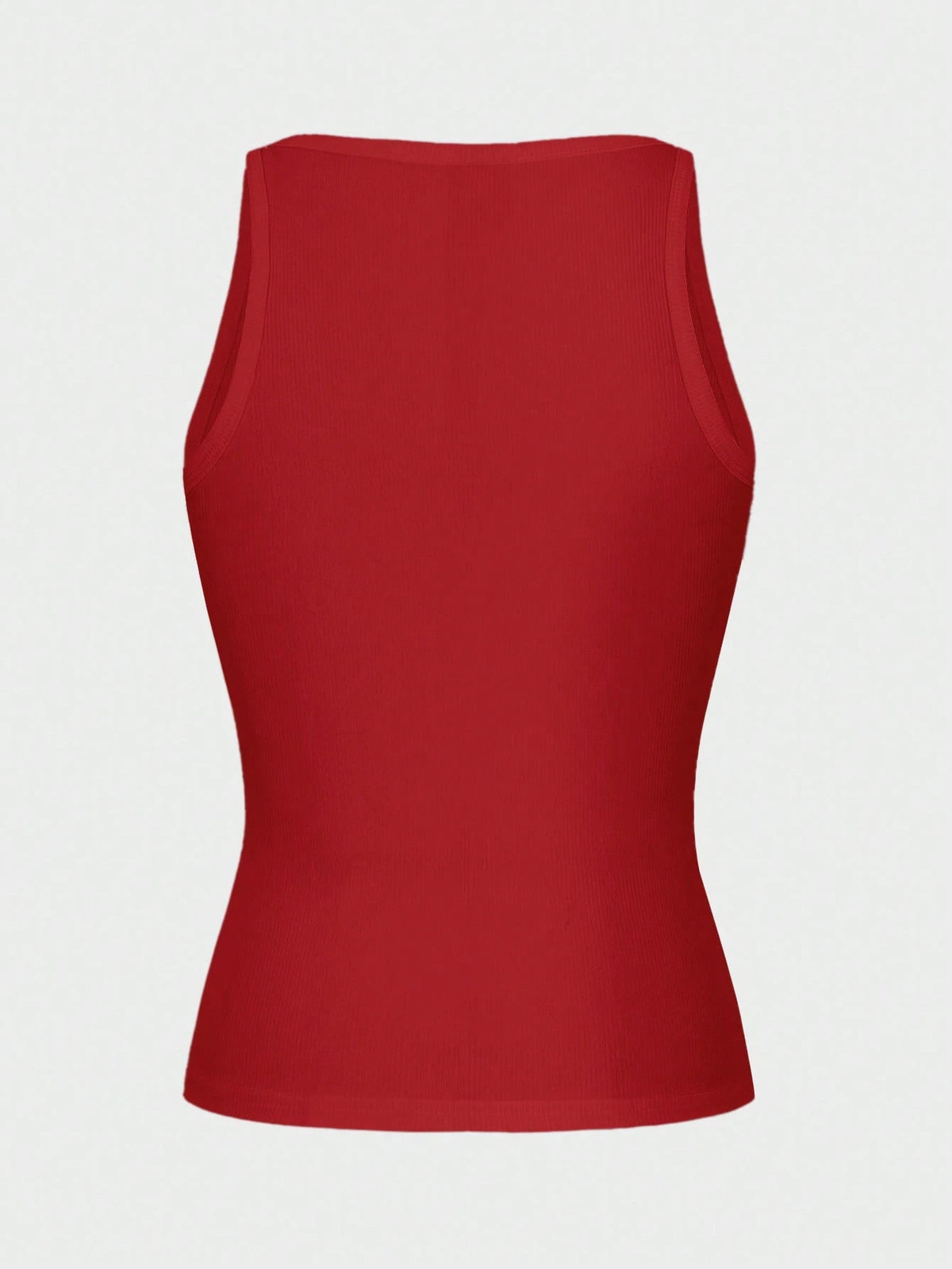 Zavorell Sultry Sexy Style Knit Sports Tank Top, Slim Fit Red Tank Top Women Red Top Women Red Tank Tops