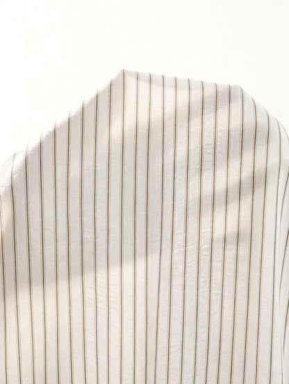 Zayélia Lady's Smooth-Woven Elegant And Simple Casual Summer Blouse, Work Shirt