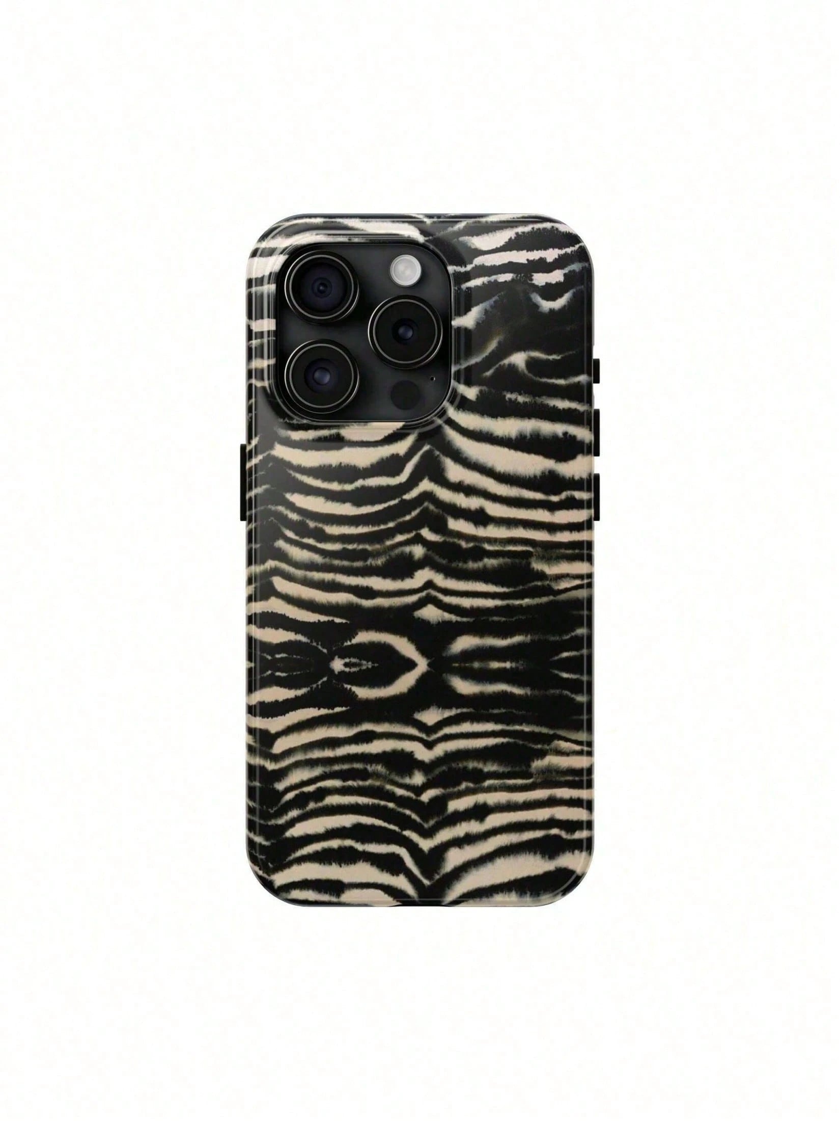 Zebra Print Protective Phone Case For IPhone17 16 15 14 13 12 11 Pro Max- Dual Layer Shockproof Cover With Polycarbonate Shell & TPU LiningSuitable For IPhone 17 Air