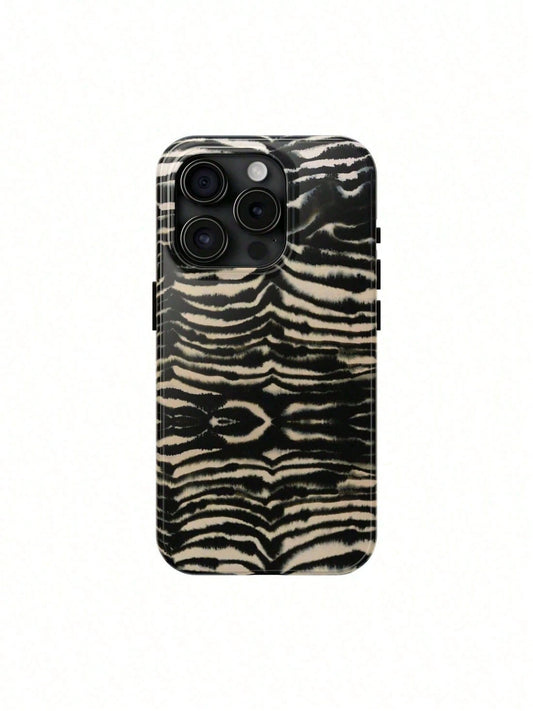 Zebra Print Protective Phone Case For IPhone17 16 15 14 13 12 11 Pro Max- Dual Layer Shockproof Cover With Polycarbonate Shell & TPU LiningSuitable For IPhone 17 Air