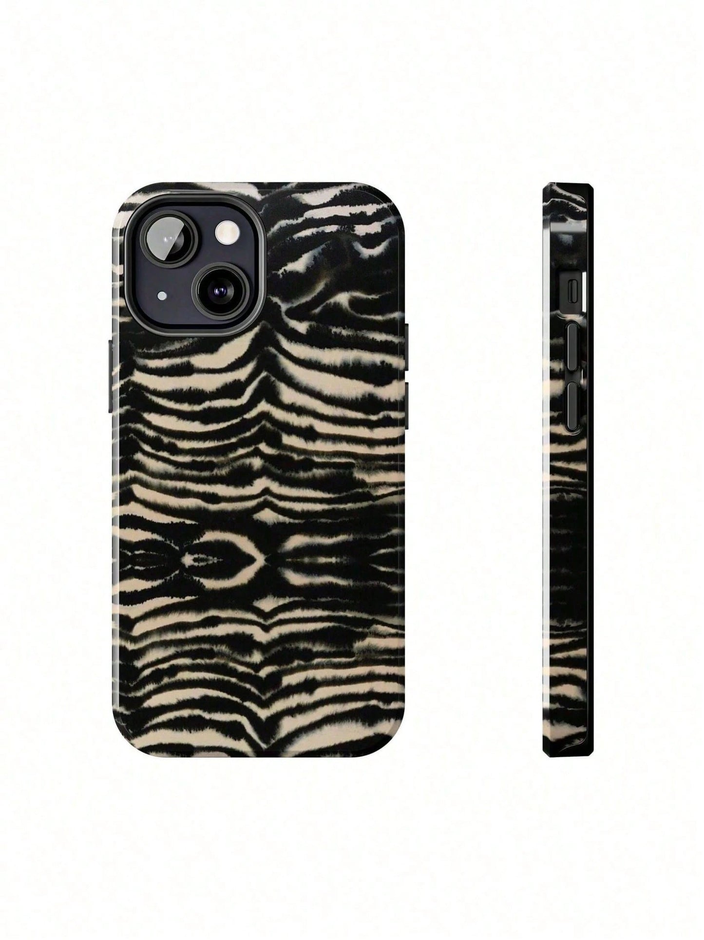 Zebra Print Protective Phone Case For IPhone17 16 15 14 13 12 11 Pro Max- Dual Layer Shockproof Cover With Polycarbonate Shell & TPU LiningSuitable For IPhone 17 Air