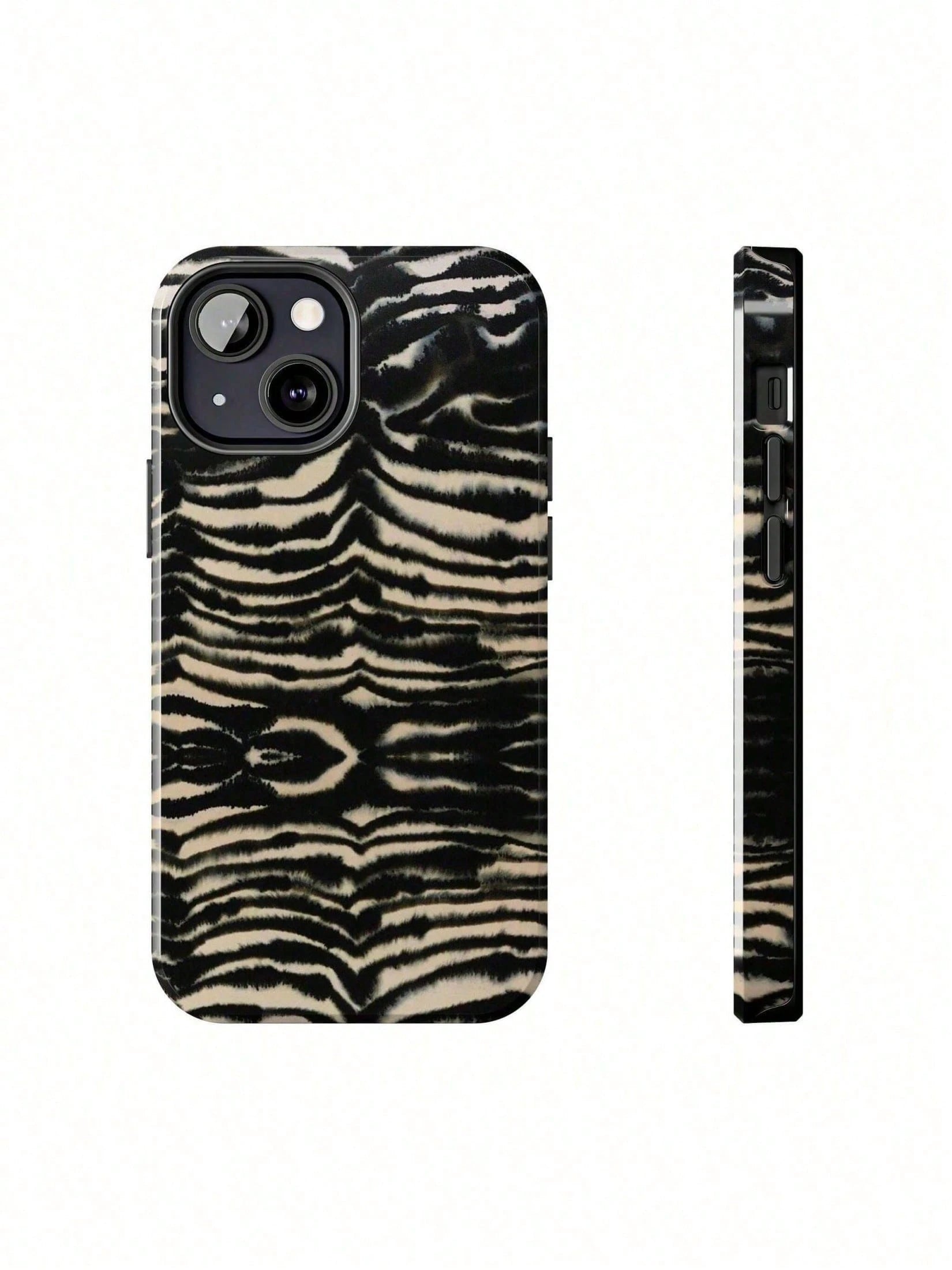 Zebra Print Protective Phone Case For IPhone17 16 15 14 13 12 11 Pro Max- Dual Layer Shockproof Cover With Polycarbonate Shell & TPU LiningSuitable For IPhone 17 Air
