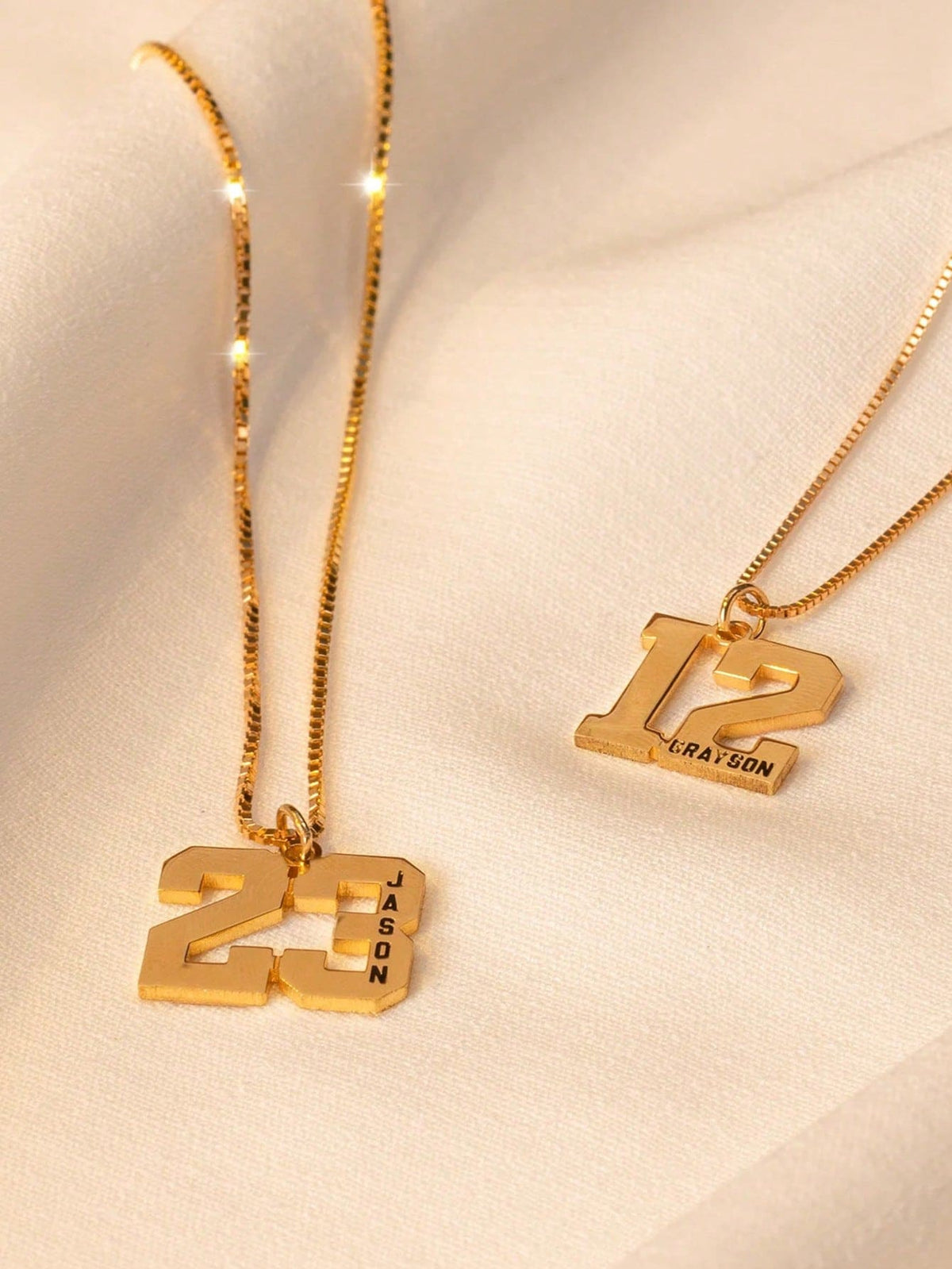 [ZzAi Custom]1pc Customized Number Name Necklace- Number Baseball Necklace- Personalized Basketball Number Pendant Necklace- Sports Jewelry